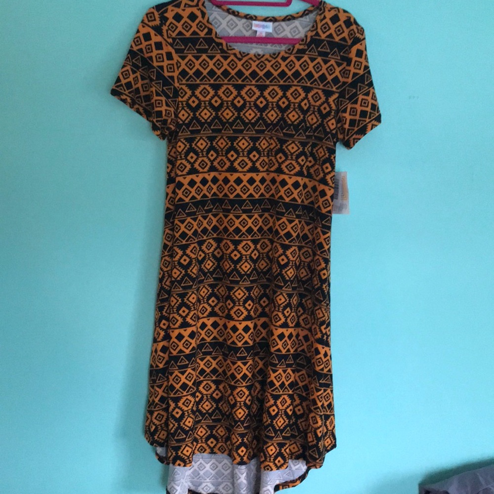Lularoe leggings material xs Carly swing dress
